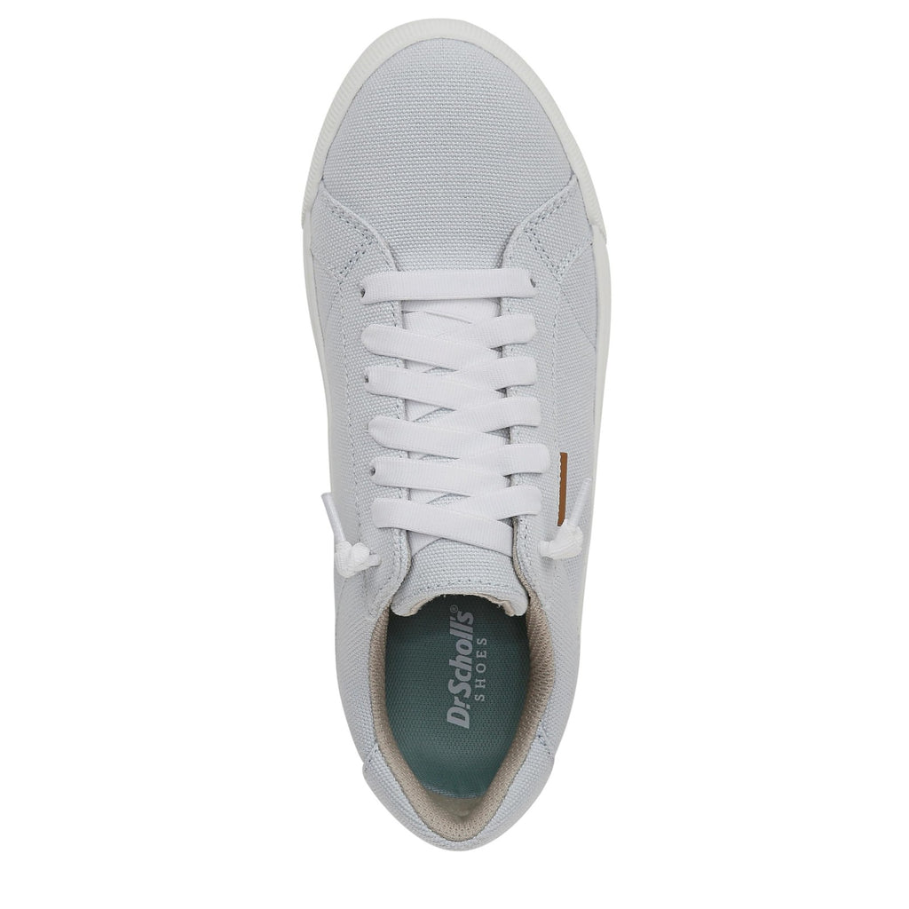 Dr. Scholl's Shoes Women's Time Off Go Sneaker, Powder Blue Fabric, 8