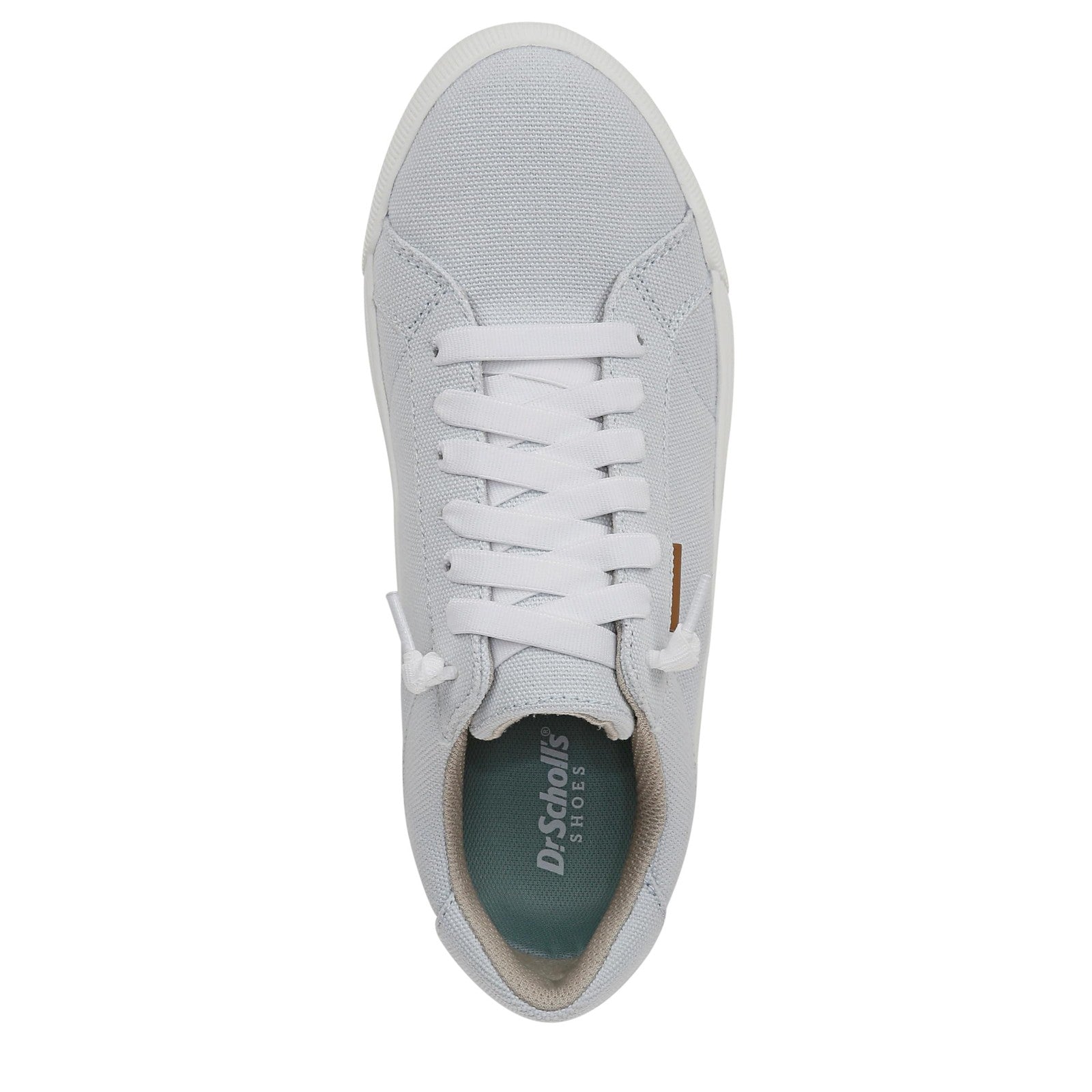 Dr. Scholl's Shoes Women's Time Off Go Sneaker, Powder Blue Fabric, 8