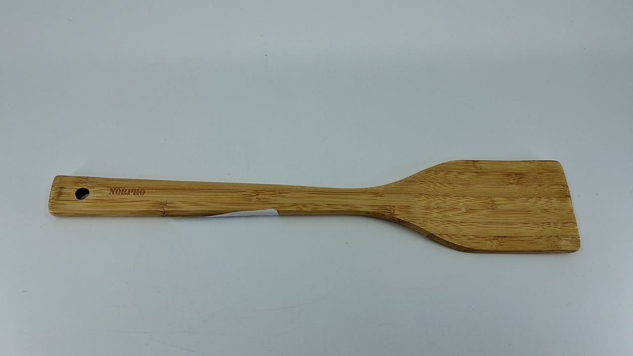 Norpro Bamboo 12-Inch Spatula, Flat Handle