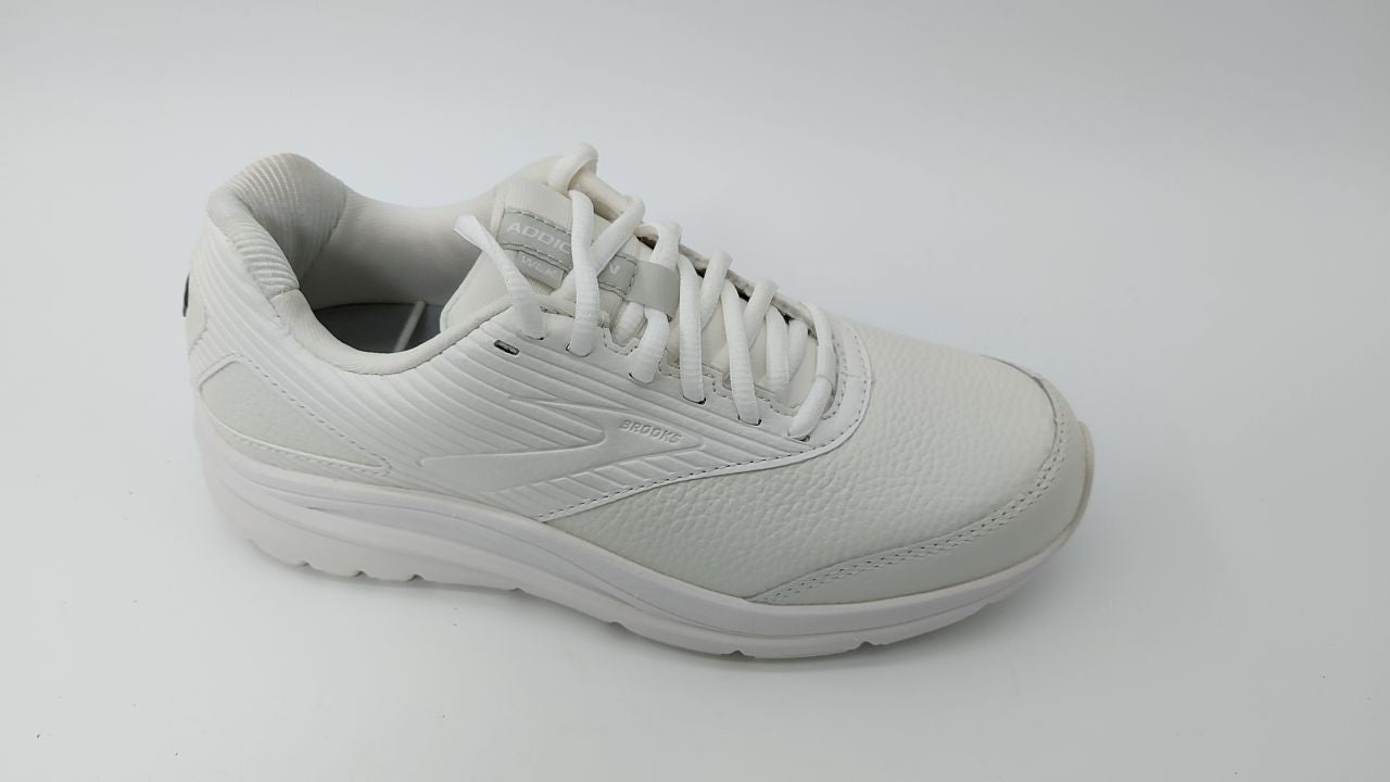 Brooks Women's Addiction Walker 2 Walking Shoe - White/White - 7.5 Narrow