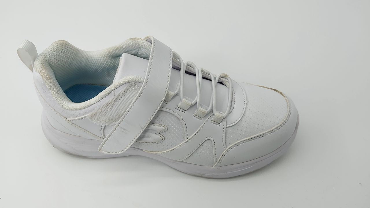 SKECHERS Kids Glimmer Kicks 81445L White 4.5 Big Kid Sneakers