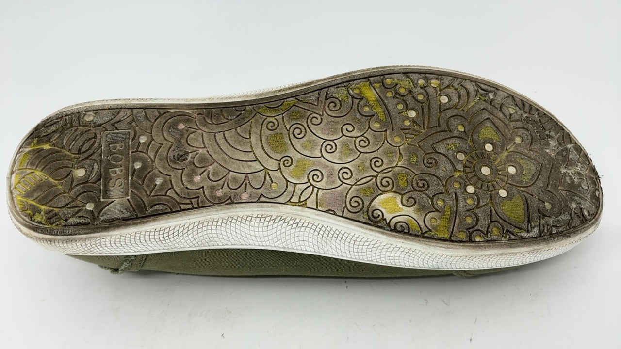 Skechers BOBS B Cute Sneakers, Olive, 9.5, Casual, Machine Washable