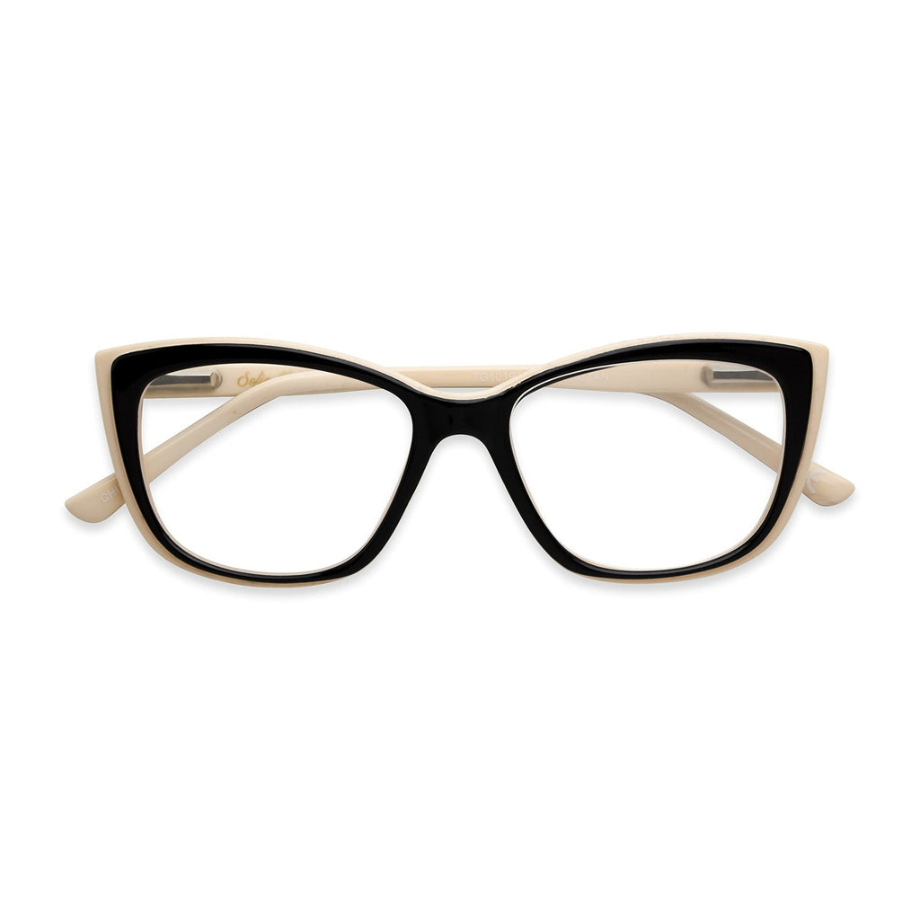 Readers.com the Gloria Black/tan, Size: 2.00