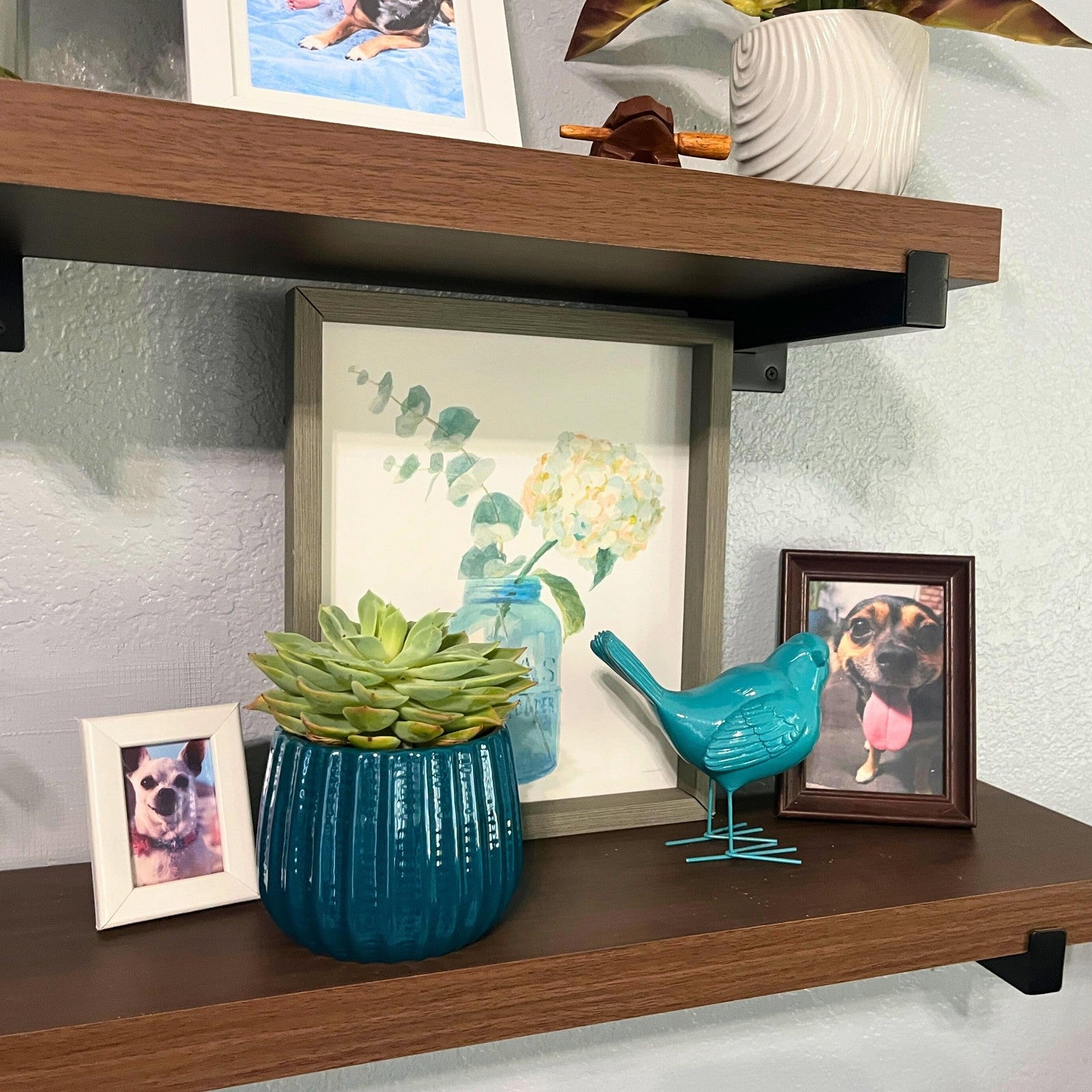 Lightweight 4" Ceramic Planter Pot - Turquoise, Indoor/Outdoor Use