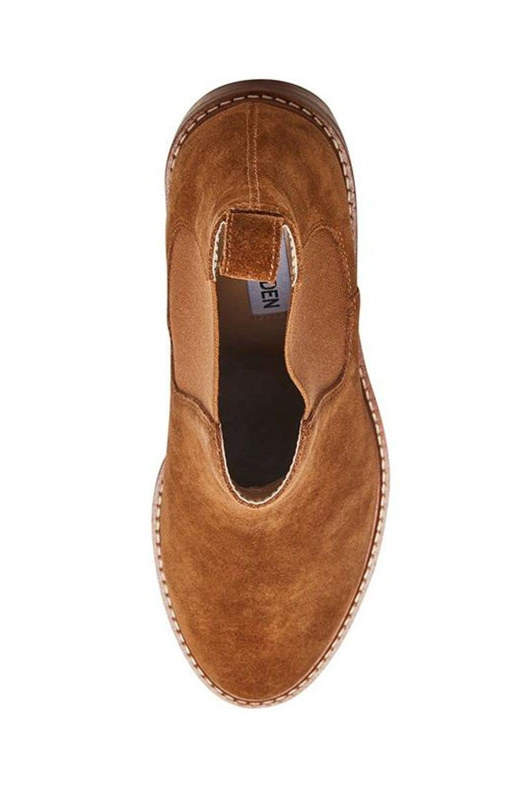 Steve Madden womens Chelsea Boot, Chestnut Suede, 10 US
