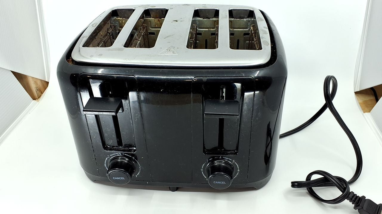 Proctor Silex 4 Slice Toaster Black, Cool-Touch, Shade Selector, Toast Boost