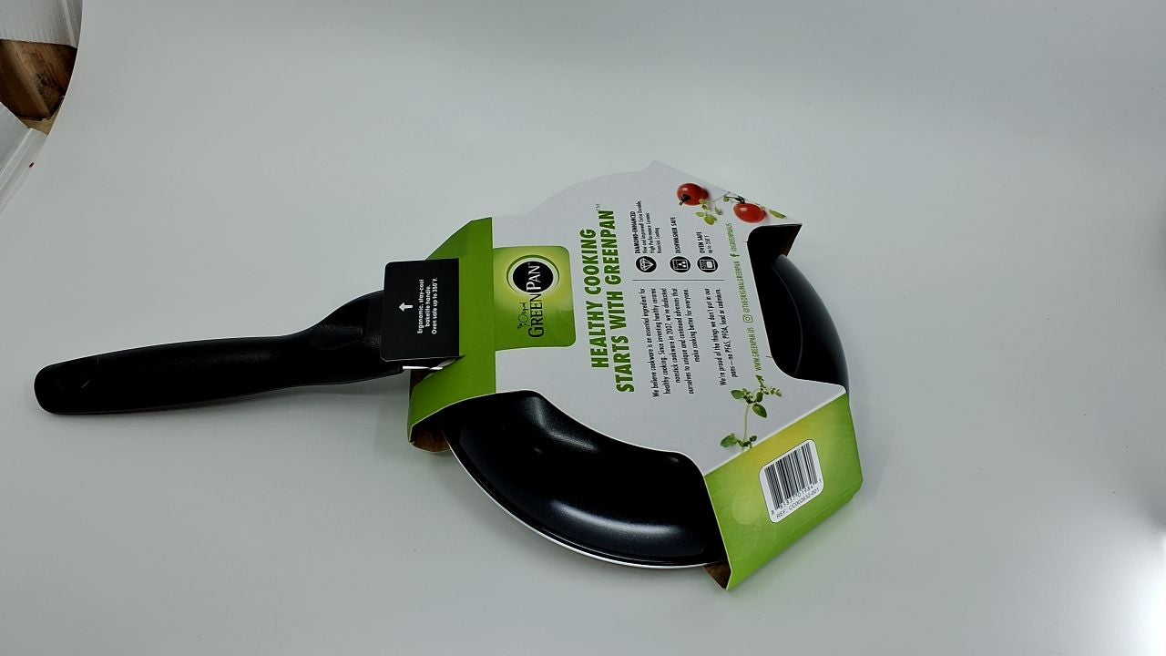 Ceramic Nonstick 8" Frying Pan, GreenPan Rio, Black, Oven Safe