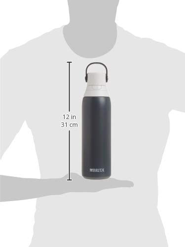 Brita Insulated Water Bottle 20 Oz, BPA-Free, Replaces 300 Plastic Bottles