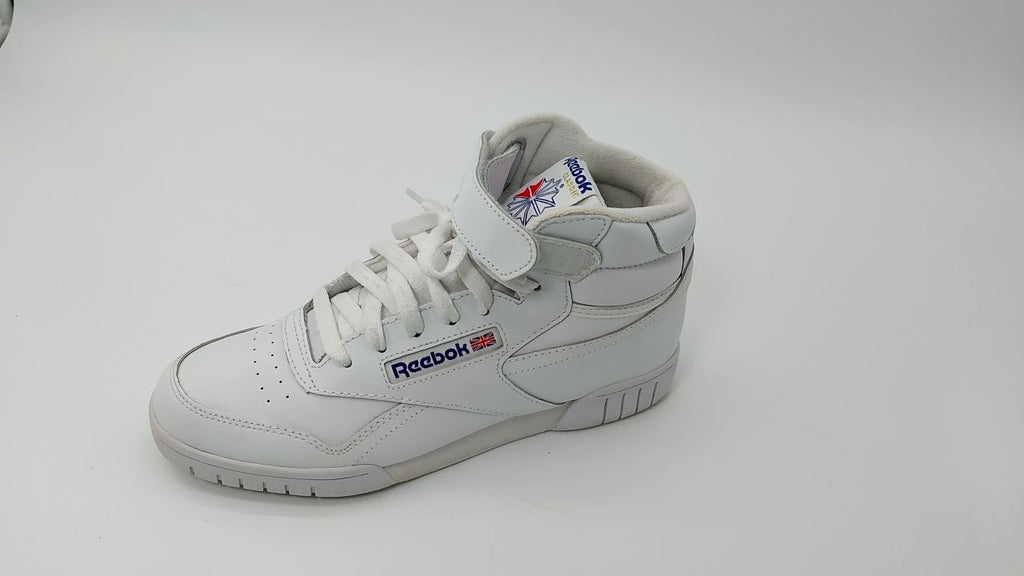 Reebok EX-O-FIT HI High Top Basketball Shoes for Men, Retro Men's Sneakers, 7 M