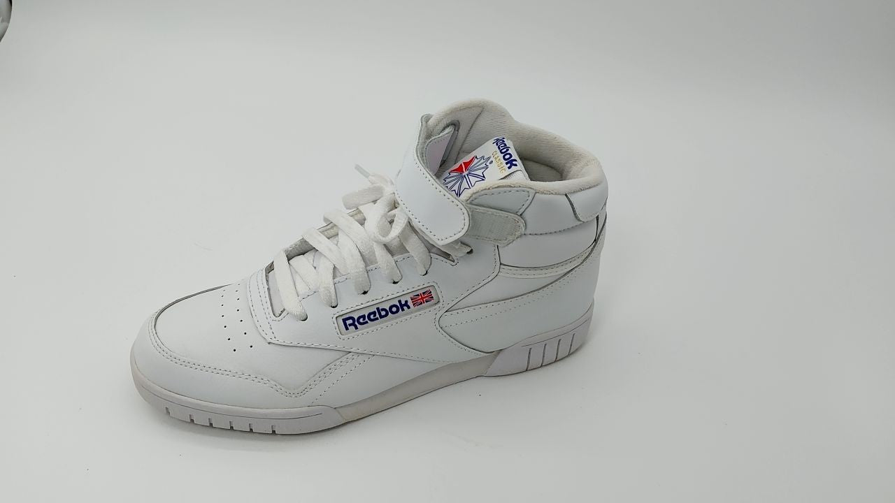 Reebok EX-O-FIT HI High Top Basketball Shoes for Men, Retro Men's Sneakers, 7 M