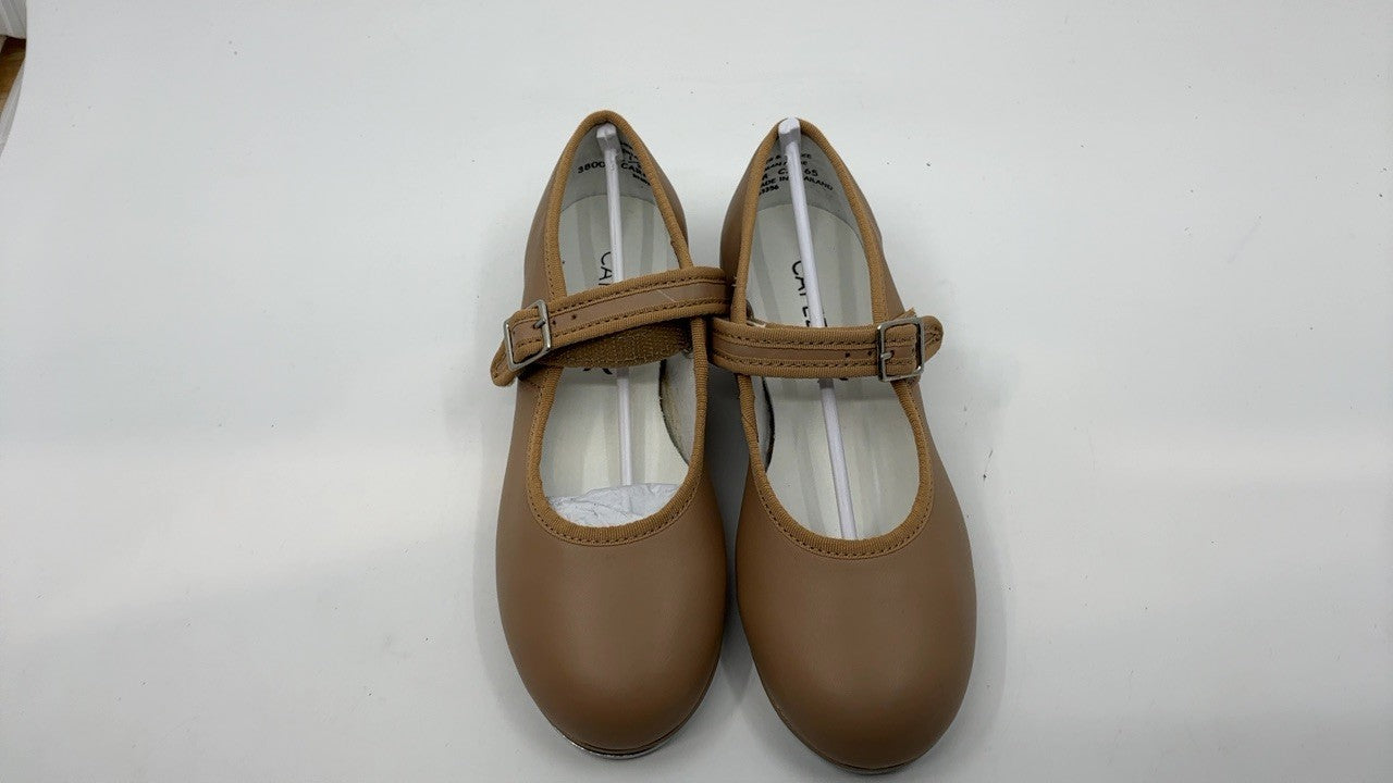 Capezio girls 3800 Tap Shoe mary jane flats, Caramel, 13.5 Little Kid US