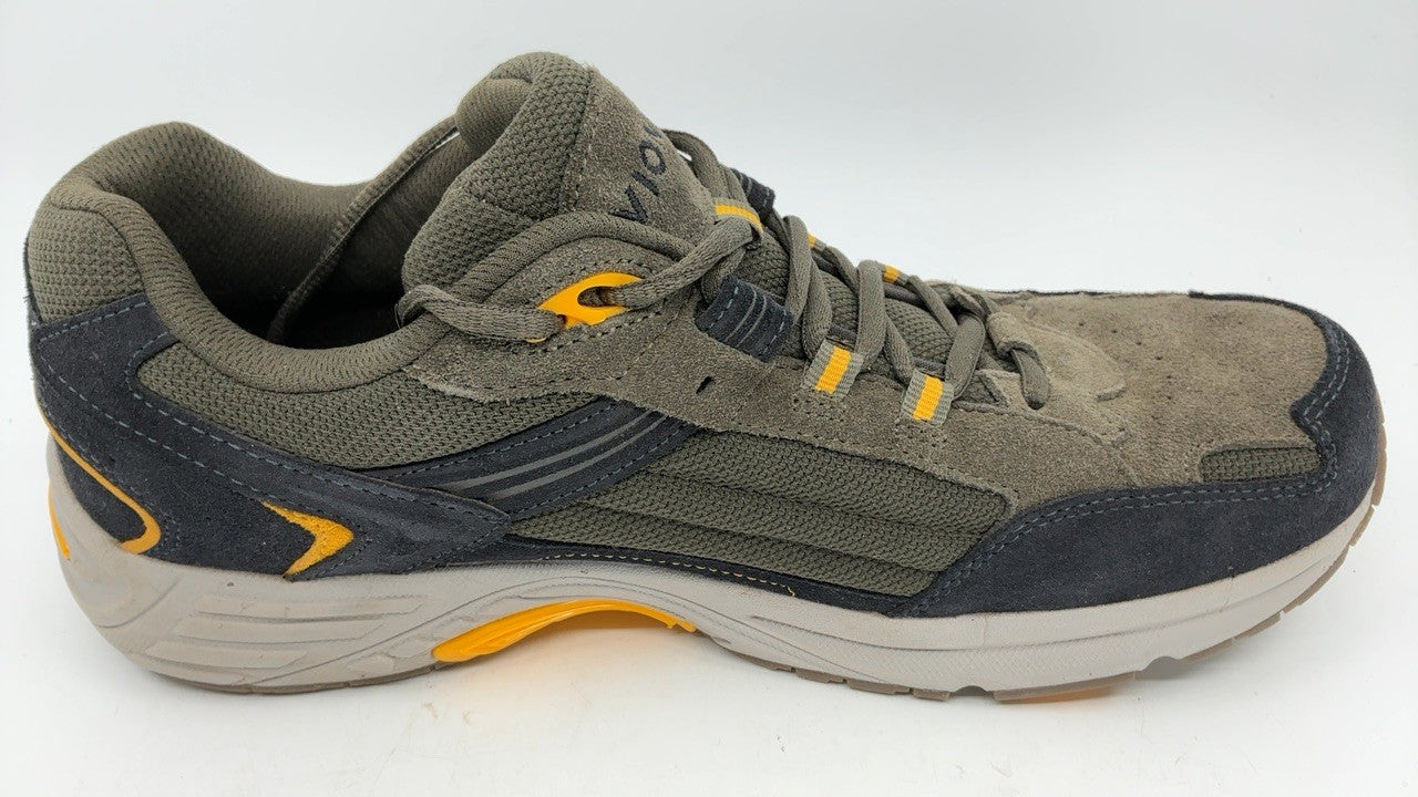 Vionic Mens 23Walk 2.0 Sneaker Dark Khaki Suede 13 M