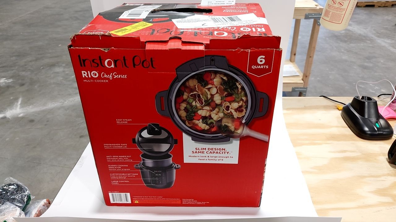 Instant Pot RIO Chef Series 6 Qt Pressure Cooker and Multi-Cooker