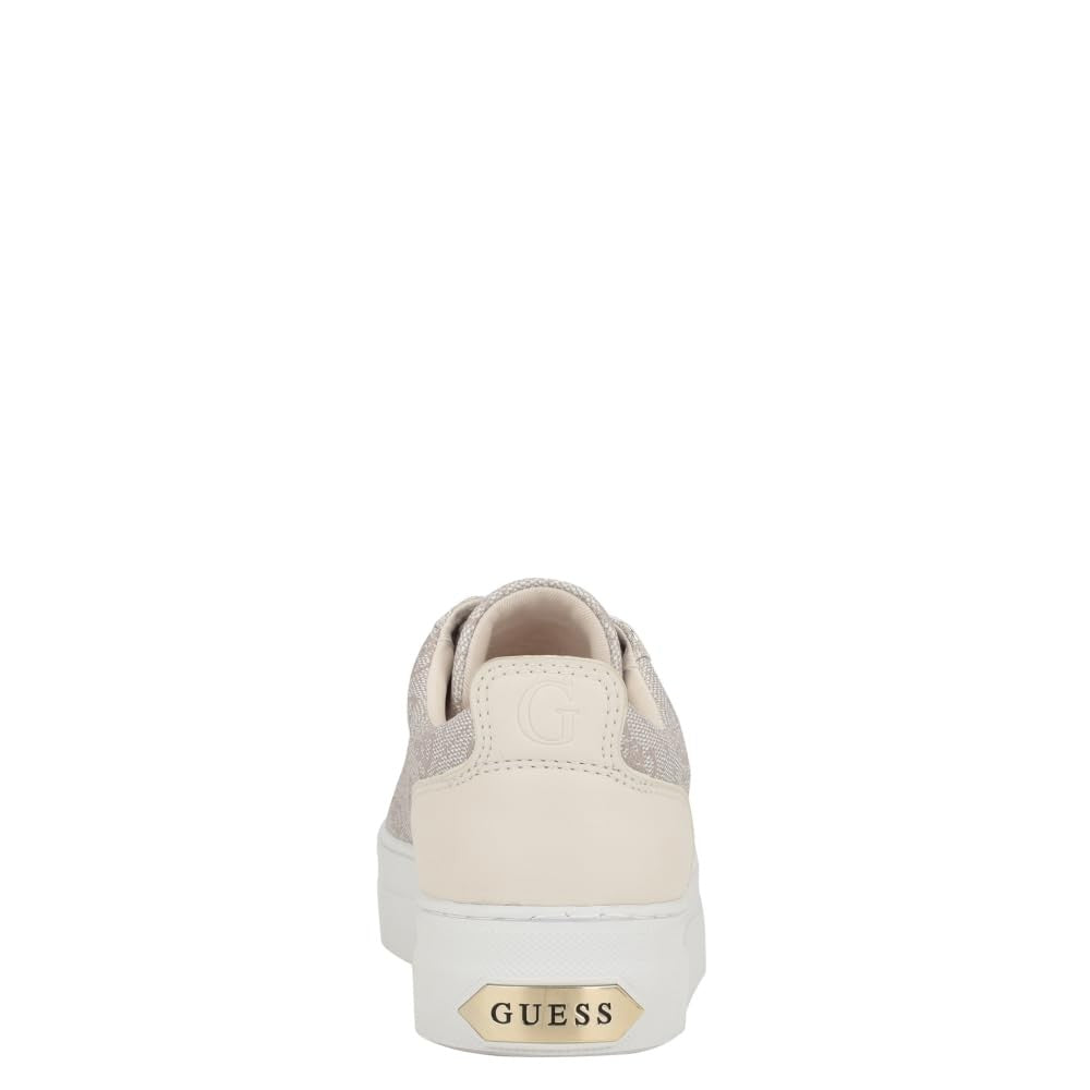 Guess Women's GENZA Sneaker, Dove 150, 8M