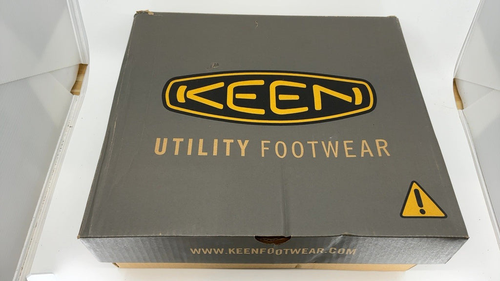 KEEN Reno Mid Waterproof Athletic Work Boots 11W Composite Toe Dark Olive