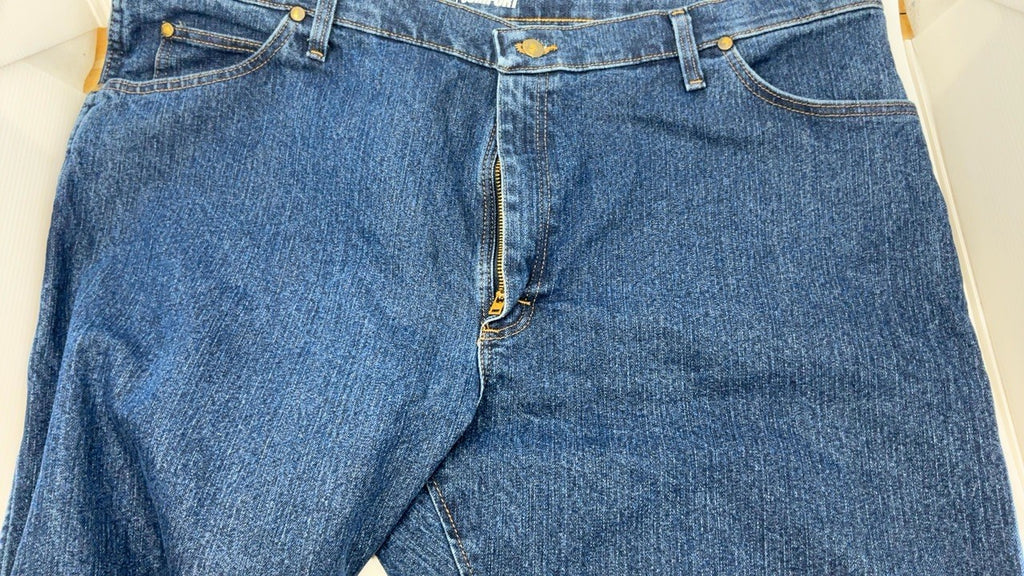 Premium Performance Cowboy Cut Regular Jean, Mid Stone, 40W x 32L