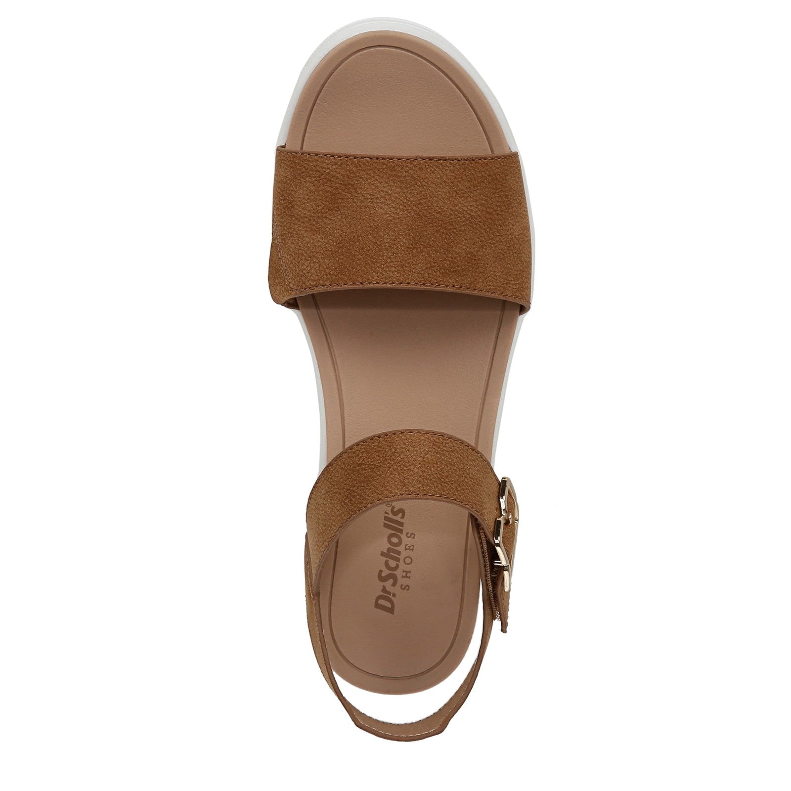 Dr. Scholl's Shoes Shoes Womens Time Off Sky Sandal Honey Brown Smooth 9.5 M