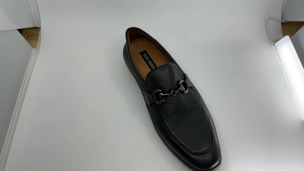 Steve Madden Men's JAYSHAN Loafer, Black, 11