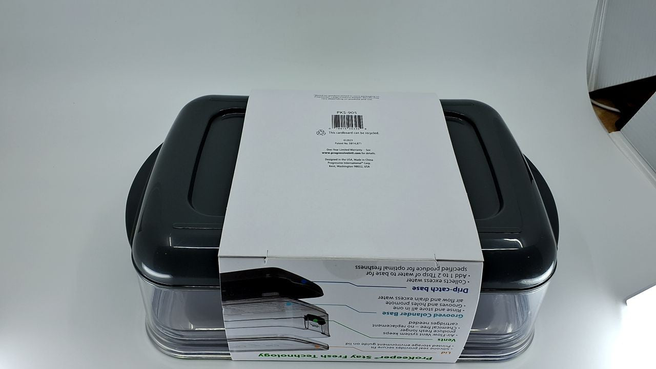 ProKeeper 3-Quart Food Storage Container, Vent System for Produce