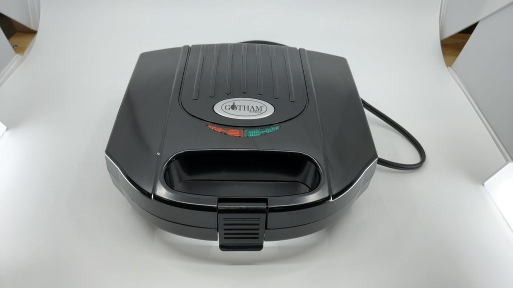 Gotham Steel Nonstick Sandwich Press, 2 Sandwich Capacity, Indicator Light