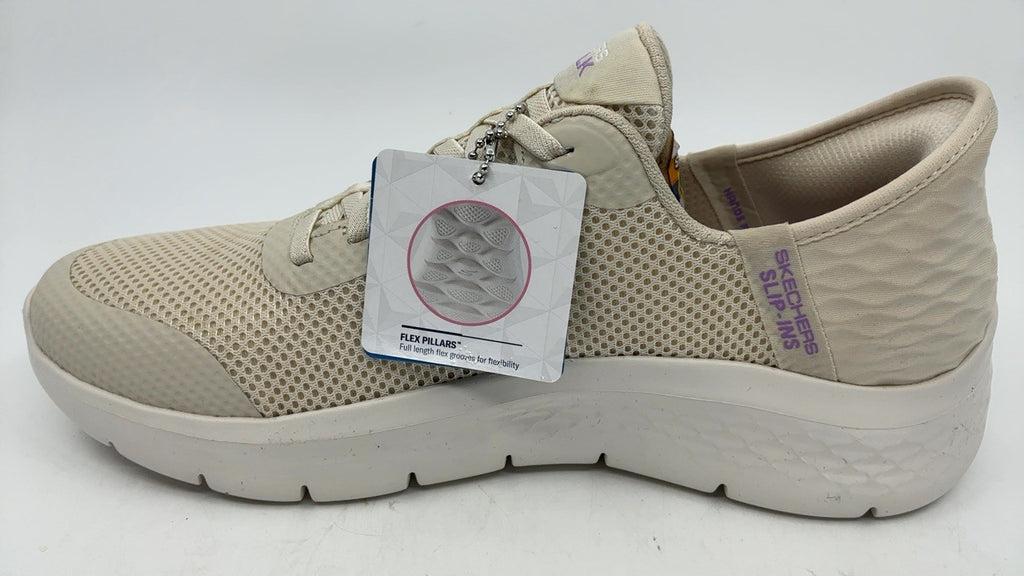 Skechers Women's Go Walk Flex Slip-Ons, Off White, Size 9 Athletic Shoes