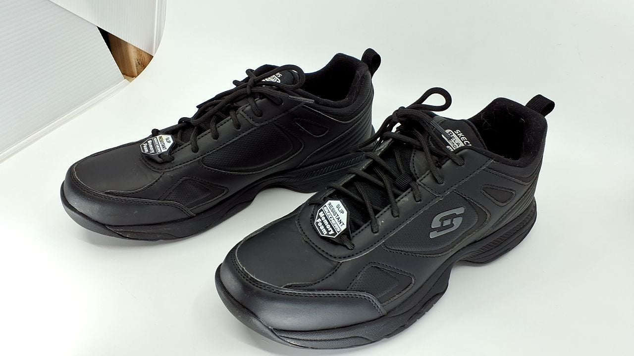 Skechers for Work Women's Dighton Bricelyn Work Shoe, Black, 11 M US