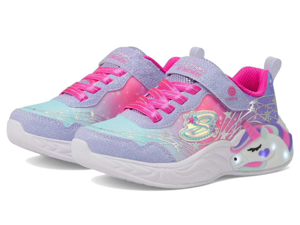 Skechers Kids Unicorn Dreams MAGI Sneaker 3.5 Big Kid Lavender/Hot Pink