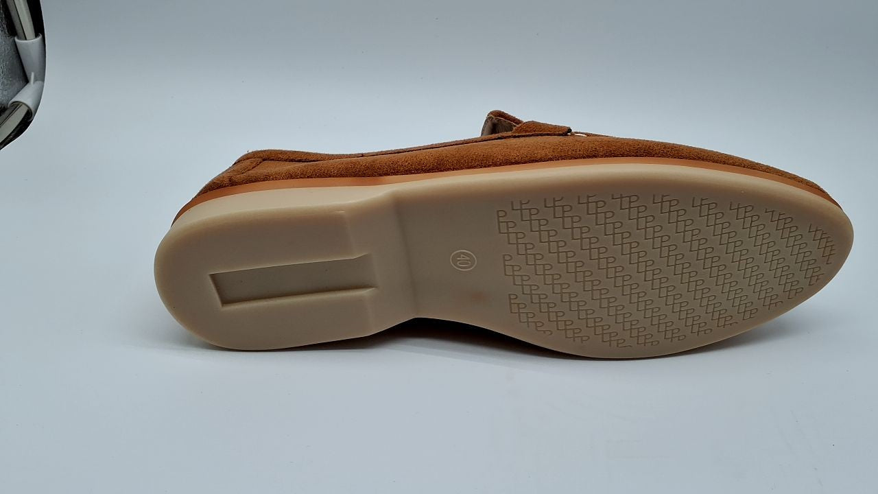Size 8 Brown Slip On Loafers for Women - Casual & Comfortable,  9-9.5