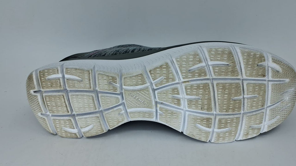 Skechers Summits Vegan Sneakers, Memory Foam Insole, Grey Mint, 10 W