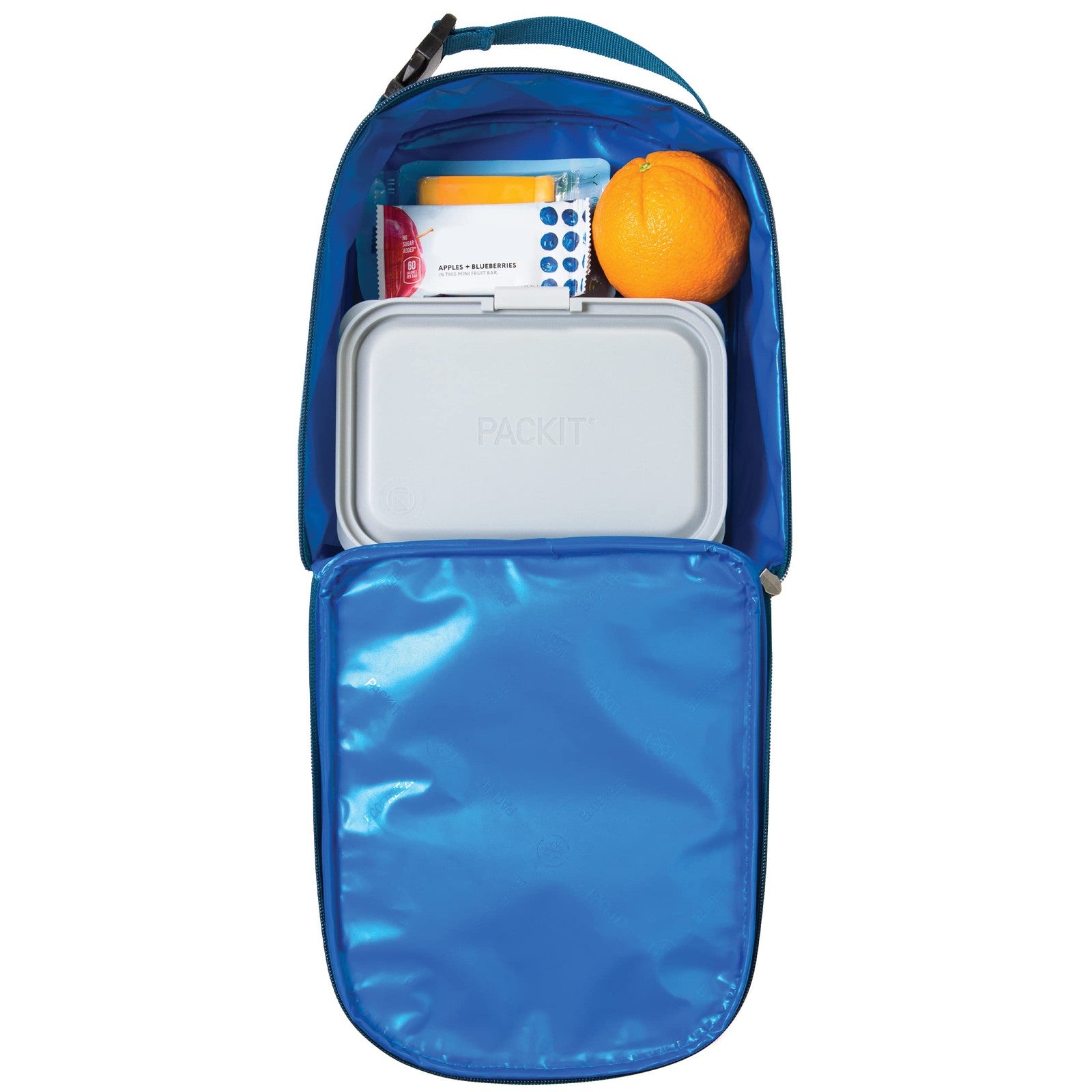 Spaceman Freezable Lunch Box by PackIt, EcoFreeze, Zip Closure, Collapsible