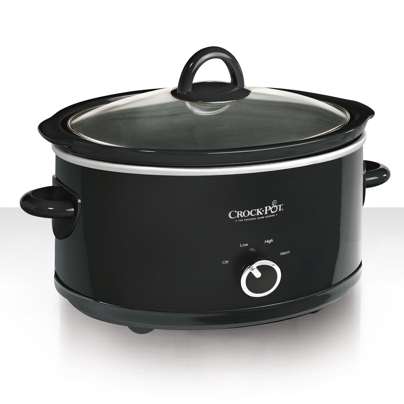 Crock Pot SCV700-B 7 Quart Black Oval Slow Cooker by Crock-Pot