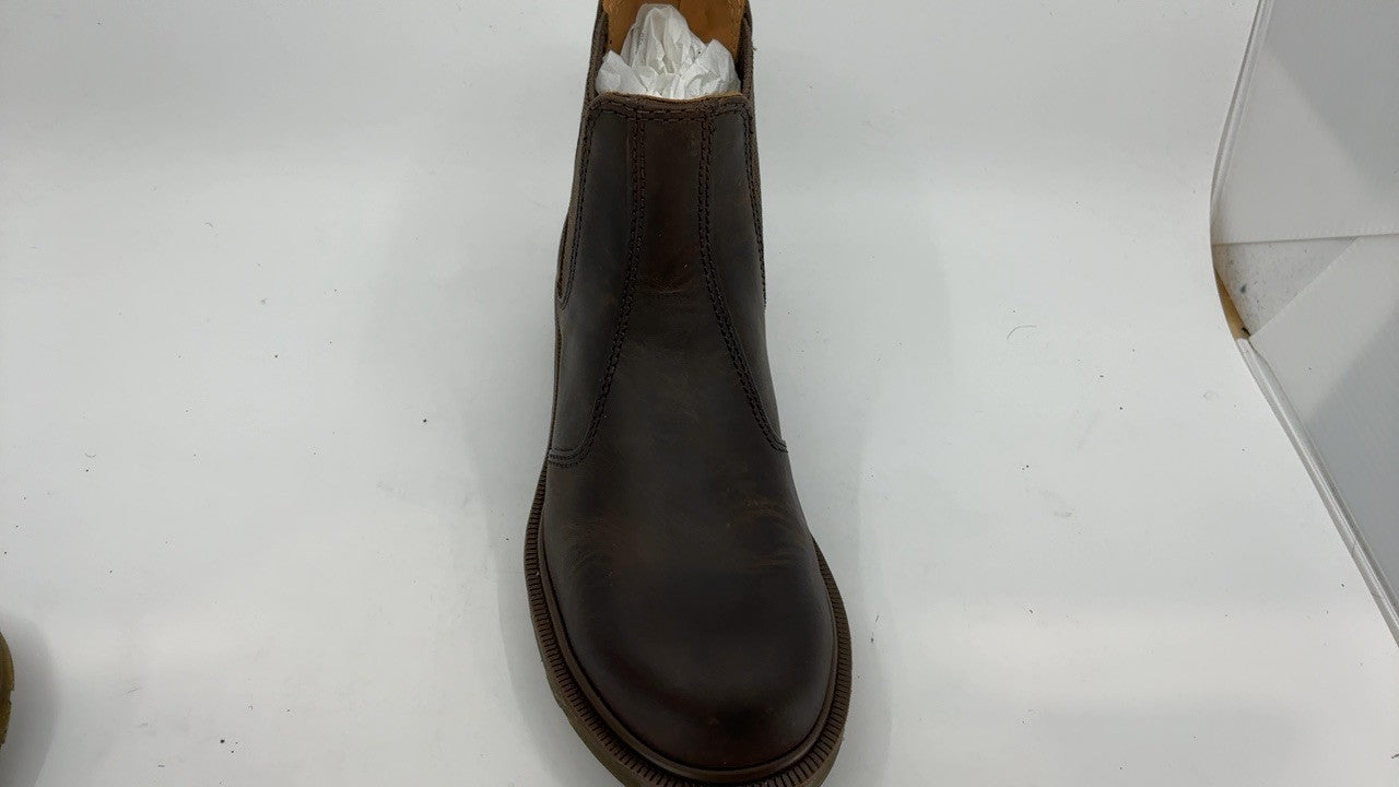 Dr. Martens 2976 Chelsea Boot, Dark Brown Crazy Horse, Unisex Size 6W/5M