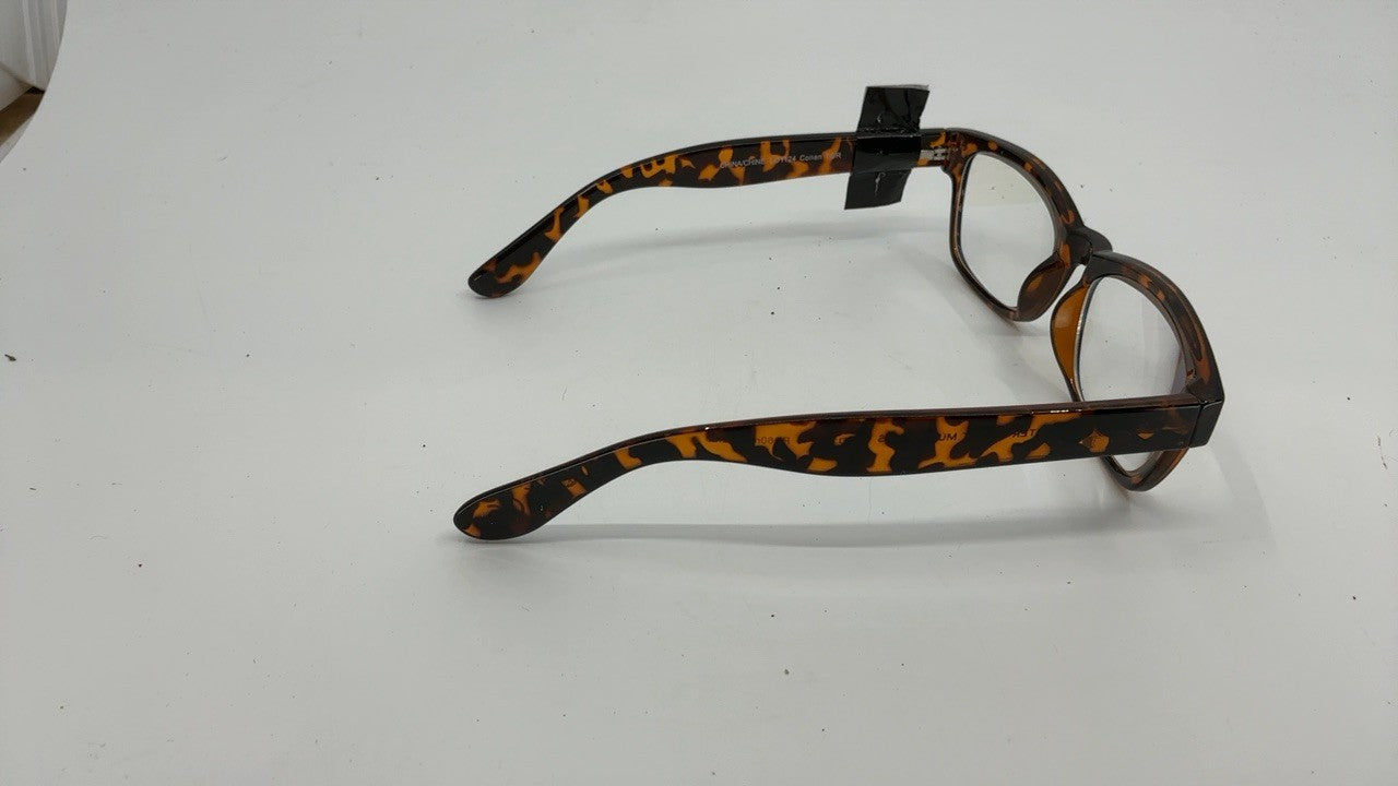 Conan Multifocus Reading Glasses, Anti-Reflective, Shiny Tortoise/Transparent