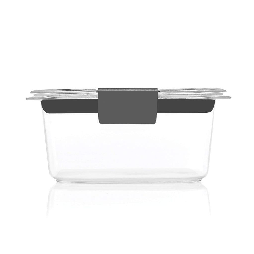 Food Storage Containers Set of 5, Rubbermaid Brilliance, Leak-Proof, Clear
