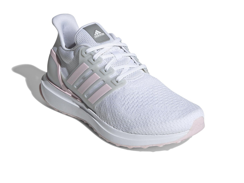 adidas Women's UBounce DNA Sneaker, White/Clear Pink/Silver Metallic, 6