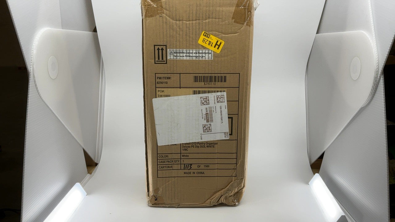 Adjustable 6-Tier Pantry Organizer Rack - Wall Mountable - White