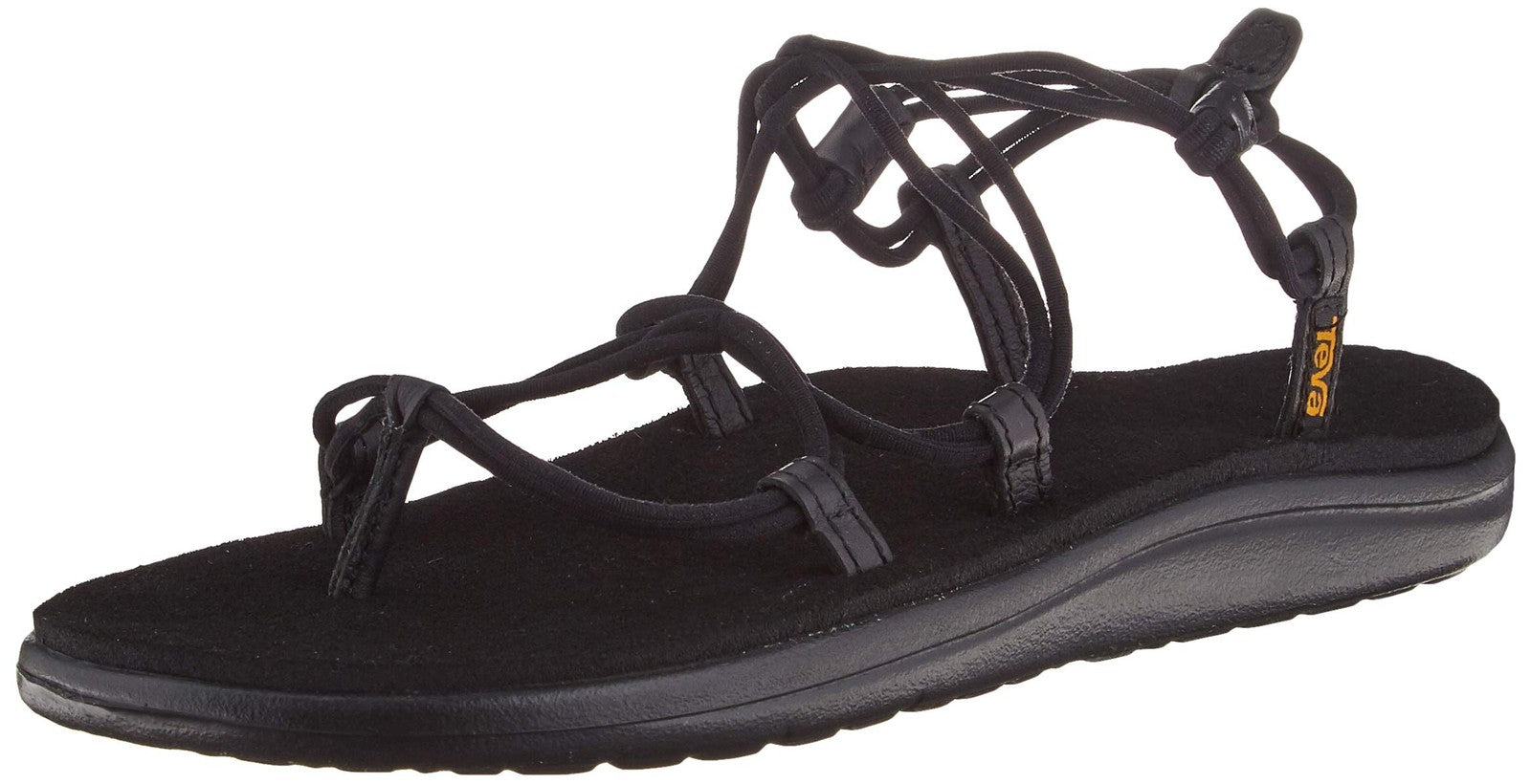 Teva womens Voya Infinity Sandal, Black, 11 US