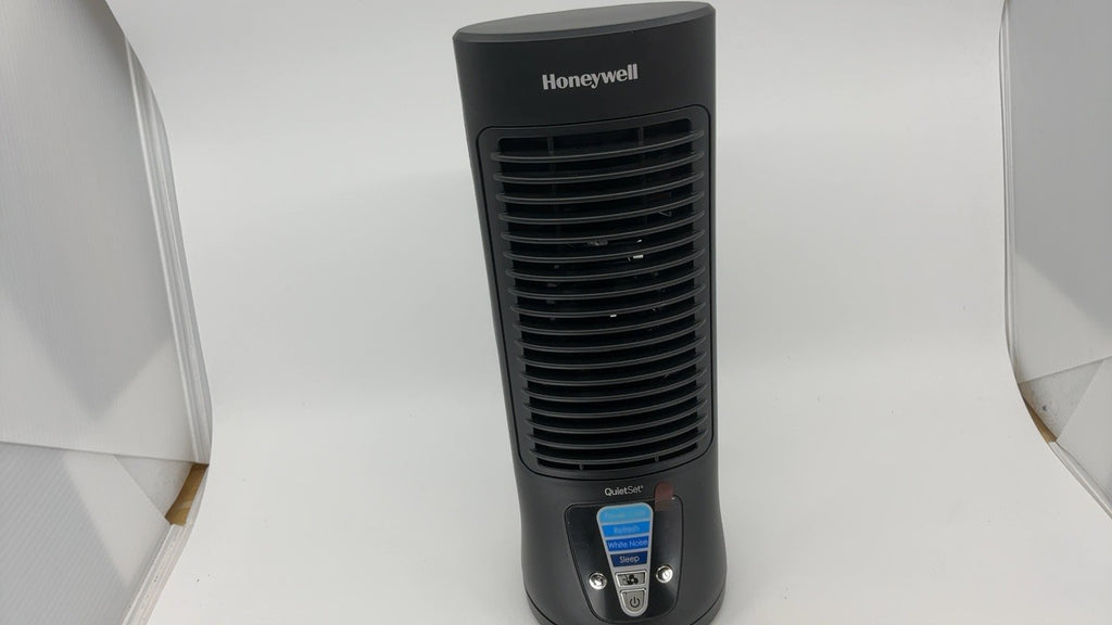 Honeywell Quiet Table Fan, 13in Oscillating, 4 Levels, Black, HTF210B