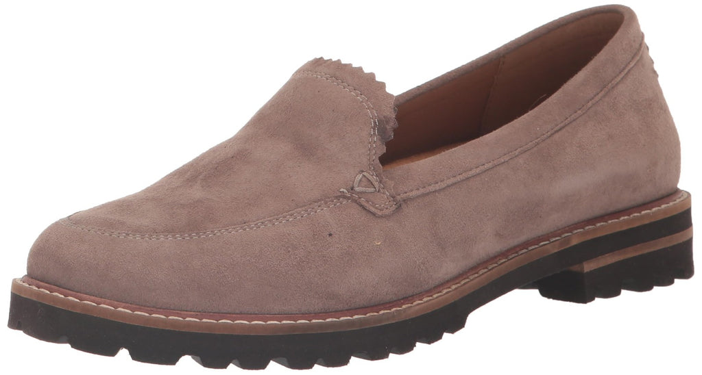 Trotters Women's Fayth Loafer, Stone Suede, 8 Wide