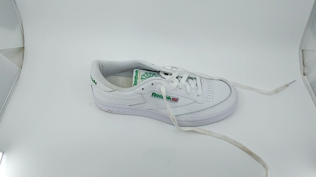 Reebok Men's Club C 85 Walking Shoe, White/Green, 7 M US