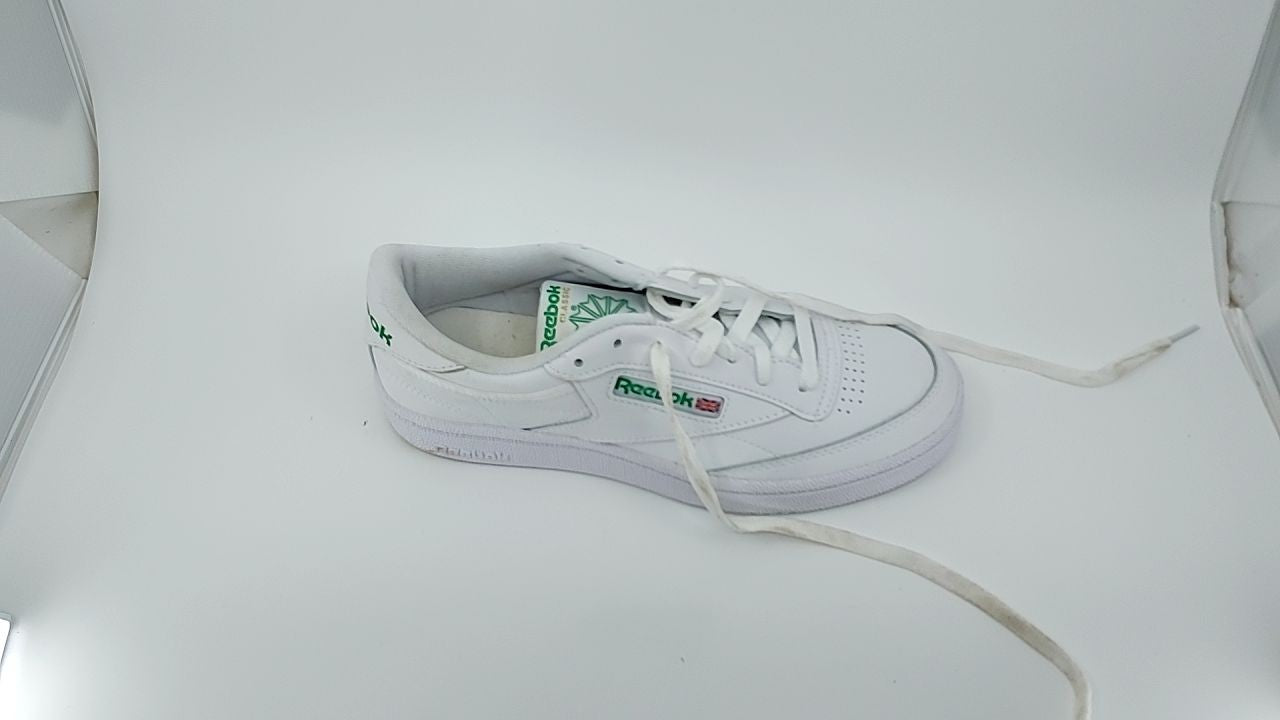 Reebok Men's Club C 85 Walking Shoe, White/Green, 7 M US