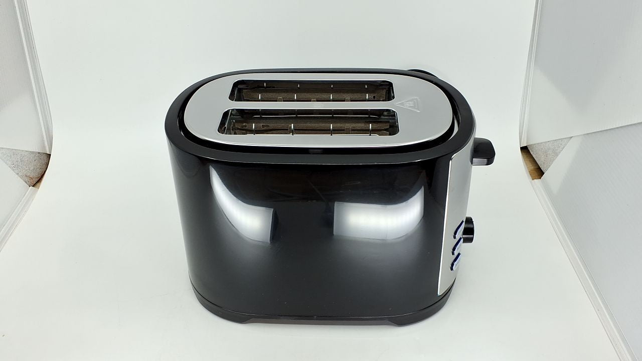 Hamilton Beach 2 Slice Toaster w/ Bagel Setting, Auto Shutoff, Black/Silver