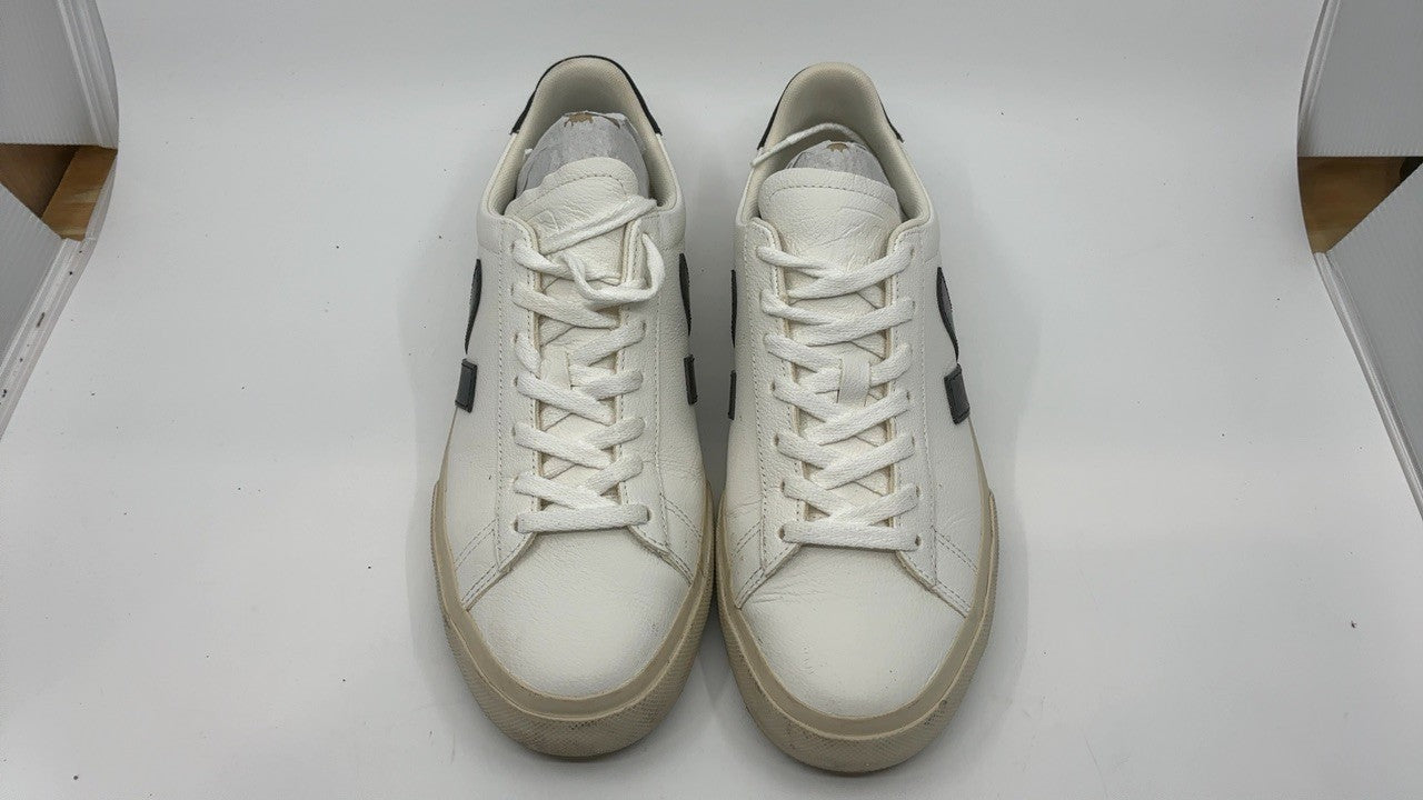 Veja Women's Campo Sneakers, Extra White/Black, 11 Medium US