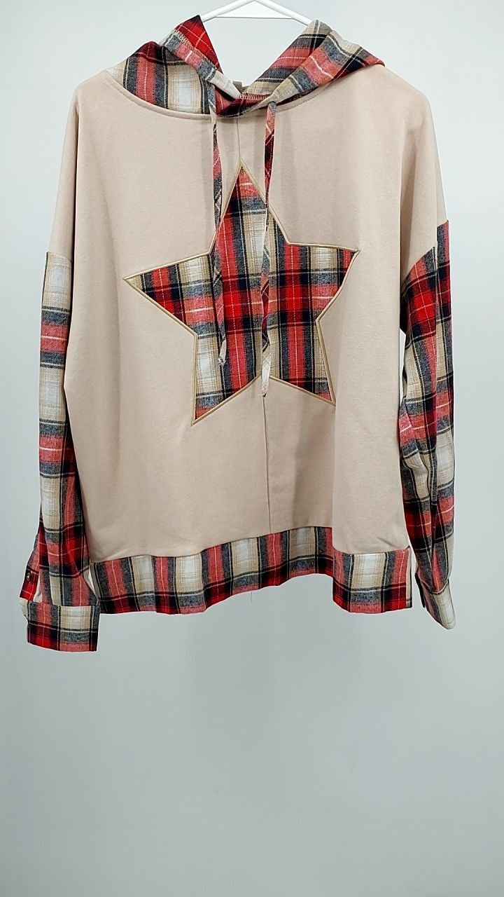 Fireside Freedom Flannel Hoodie