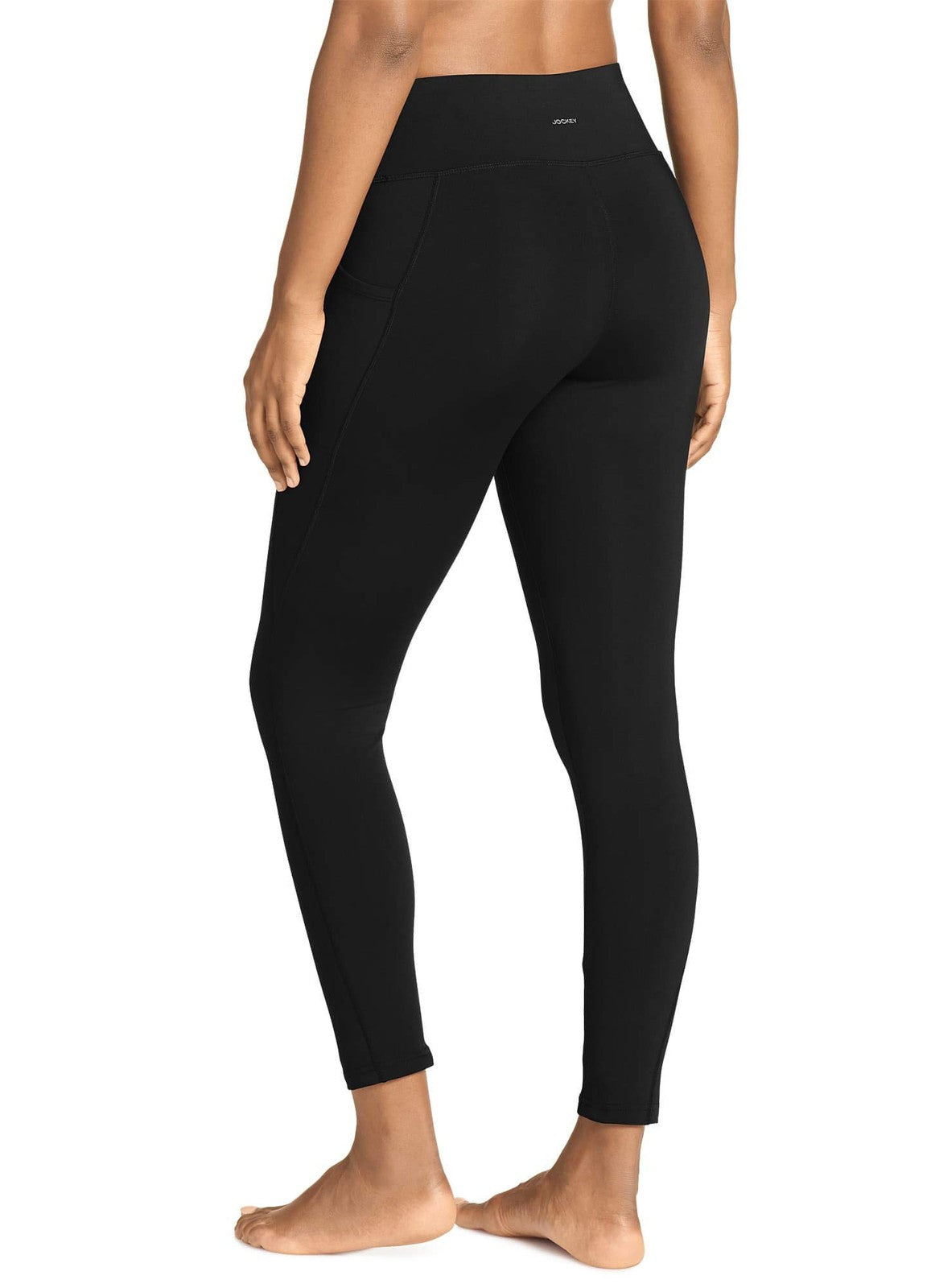 Jockey Women's Activewear Premium Utility 7/8 Legging, Black, M