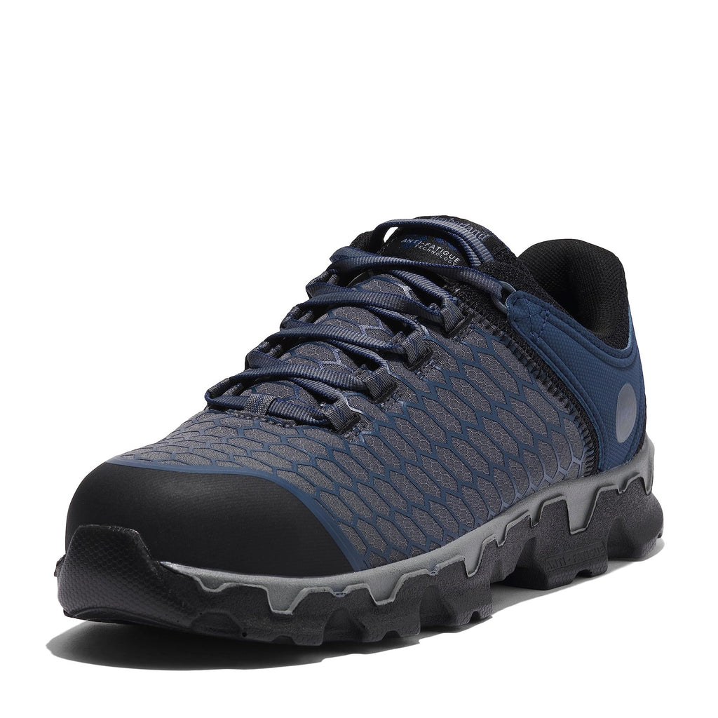 Timberland PRO Powertrain Sport Alloy Safety Toe Work Shoe, Grey/Navy, 11.5