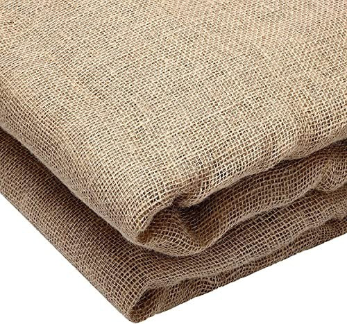 Multipurpose Jute Burlap Fabric 40" x 5 Yards for Weddings & Home
