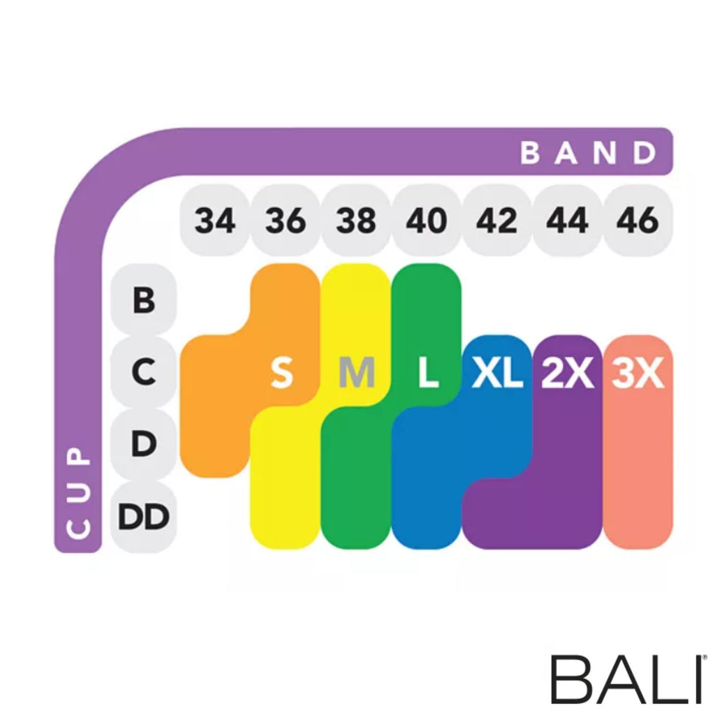 Bali womens Bali One Smooth U Bralette Bras, Black, 3X-Large US