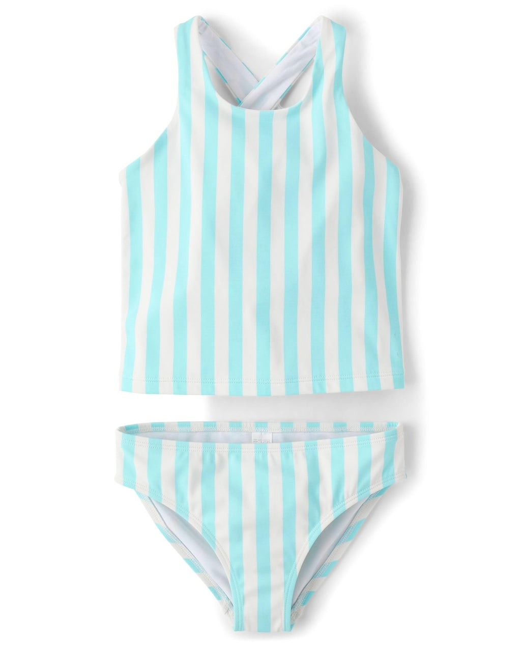 The Children's Place,Girls,2-Piece Tankini Swimsuit,Seagrove Stripe,X-Large