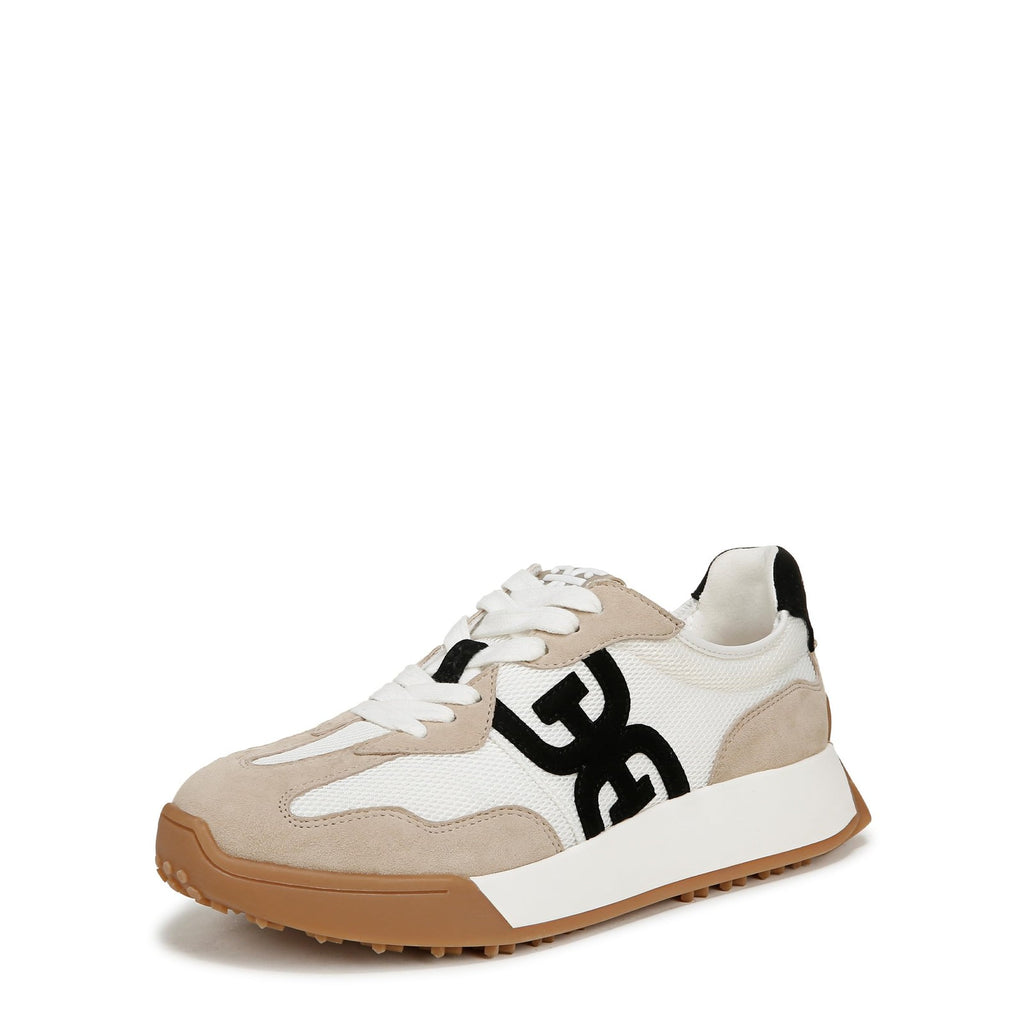Sam Edelman Langley Sneaker White/Tan/Black 6 Medium